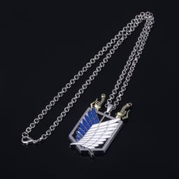 image-Wings of Freedom Attack on Titan Survey Corps Keychain Pendant Necklace