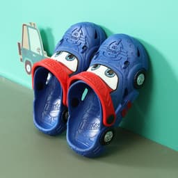 image-Crocs Boys' Cartoon Slippers - Summer Anti-Slip Sandals 1-3 Years