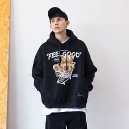 image-VAMTAC Hooded Sweatshirt - Apricot Fleece XXL
