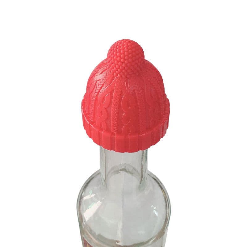 image-Creative Red Wine Cork - Champagne Bottle Preservation Cover Silicone Hat