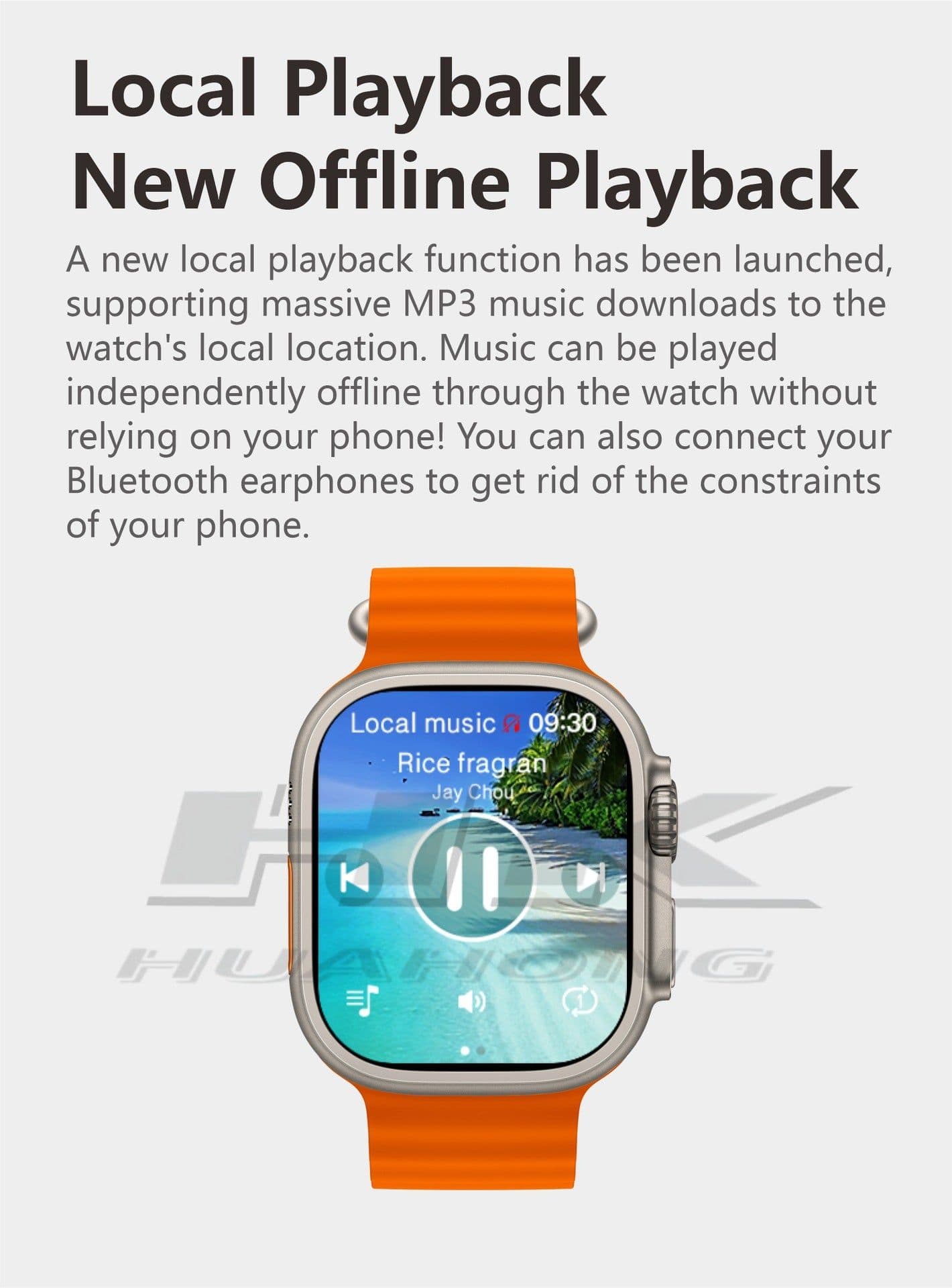 image-Bluetooth Smart Watch - Local Album e-Book