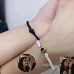 image-Minghao Braided Rope Bracelet - Titanium Steel