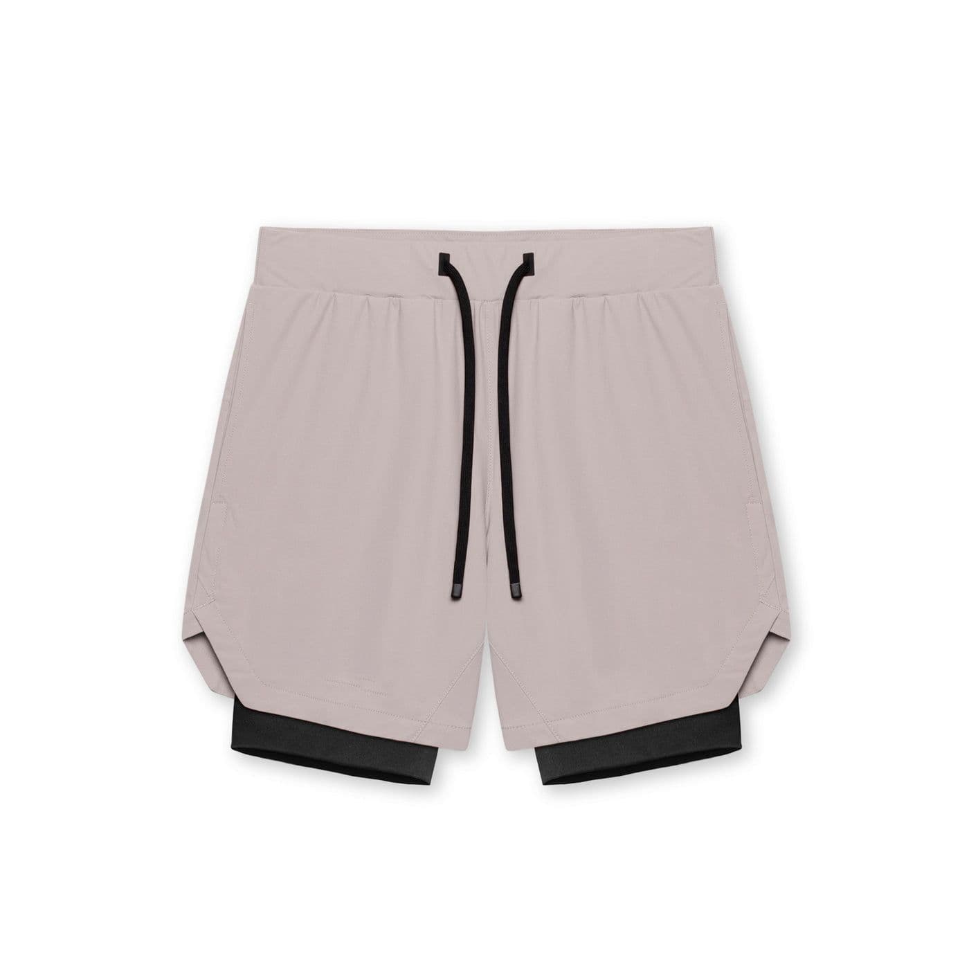 image-2023 Men's Quick-Dry Shorts 2-in-1 Sports Fitness 3XL Reddish Brown