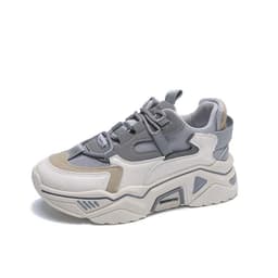 image-Women's Sports Casual Shoes - Grey Color Matching