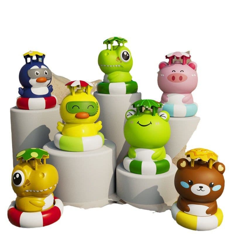 image-Rocket Duck Water Sprinkler Toy - Kids Outdoor Play