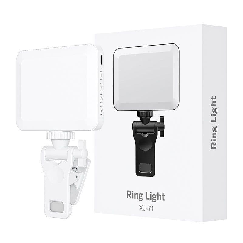 image-BOOYIIN XJ71 Selfie LED Fill Light - White, 4W, 2000mAh
