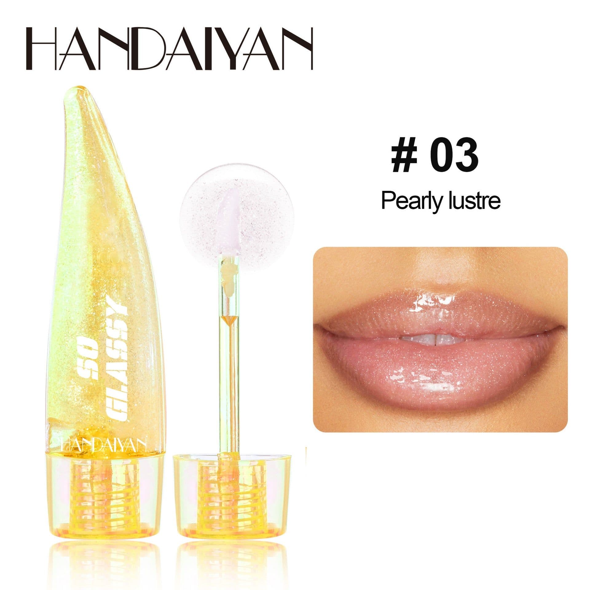 image-Han Daiyan Color-Changing Lip Gloss - Pearlescent