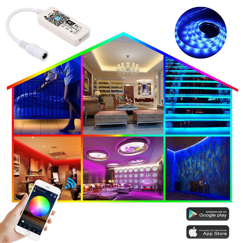 image-Wireless WiFi LED Smart Controller for LED Strip