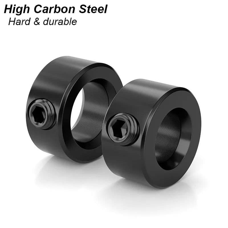 image-Drill Stoper Collar Set Stop Bit Ring Shaft Limit Metric Lock Steel Press Depth Ajustable Positioner Hole Guide Woodwork Tool