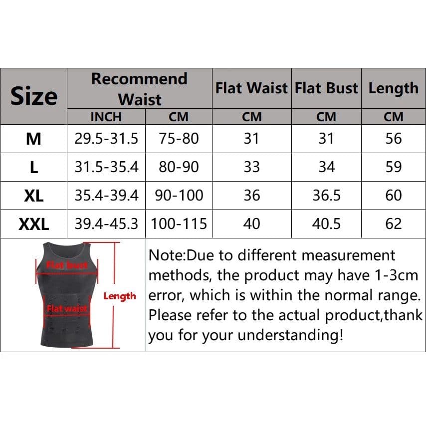 image-YBFDO Men Body Shaper Slimming Compression Vest Undershirt Seamless Waist Trainer Tank Top Belly Control Weight Loss Shapewear