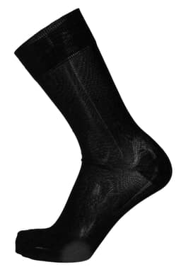 image-OLIVER black dress socks with purple stripe for me
