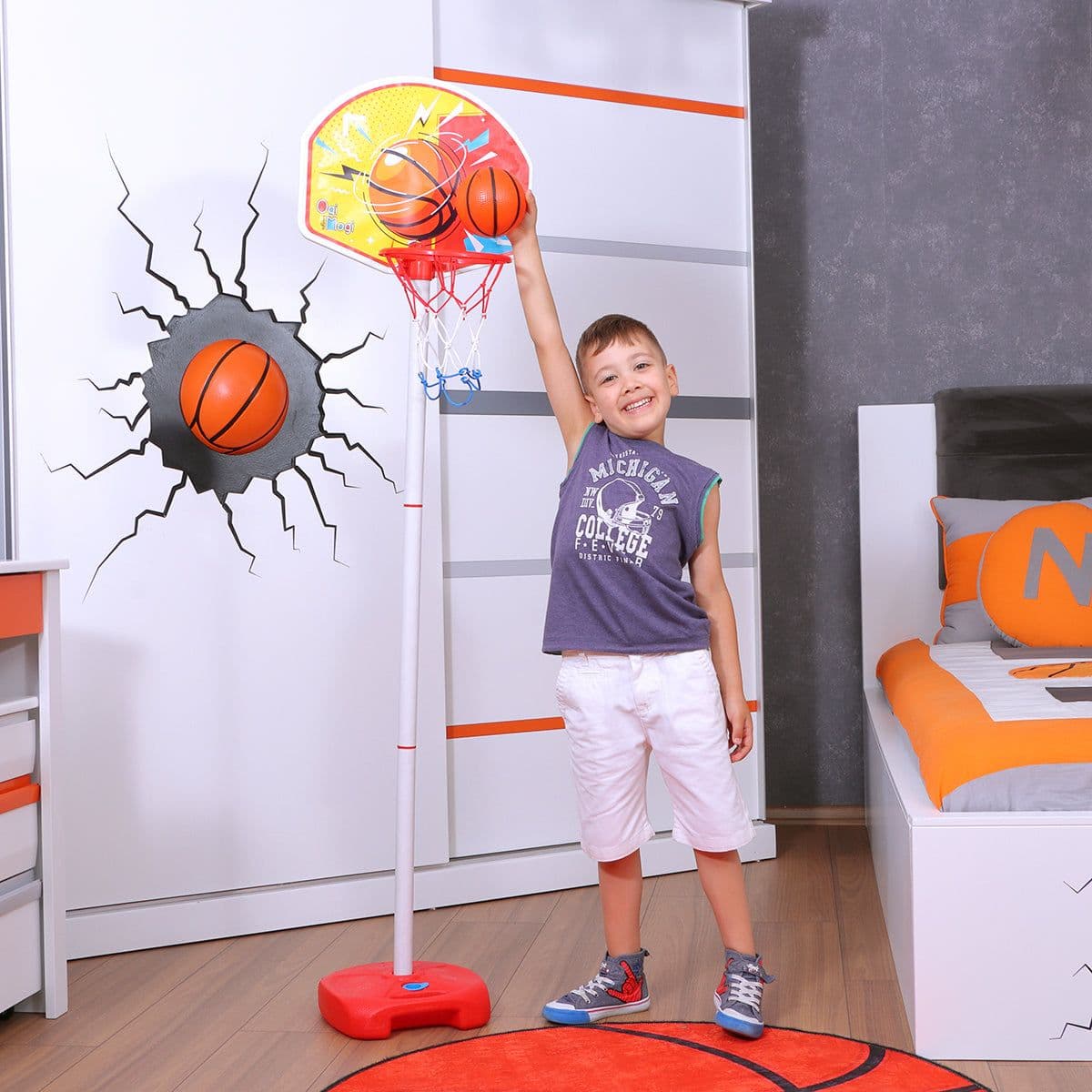image-Ogi Mogi Toys Kids Basketballkorb