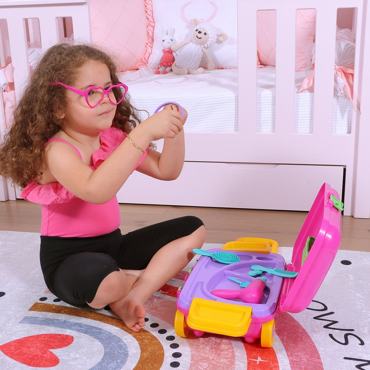 image-Ogi Mogi Toys Friseursalon Rollenspielset für Mädchen ab 3 Jahren