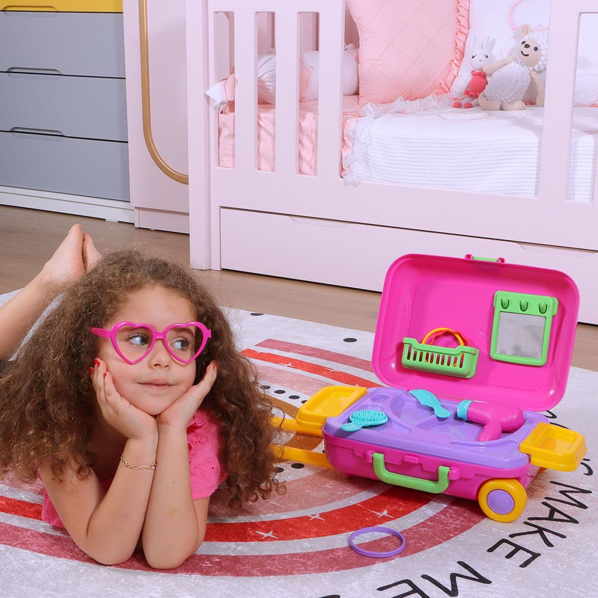 image-Ogi Mogi Toys Friseursalon Rollenspielset für Mädchen ab 3 Jahren
