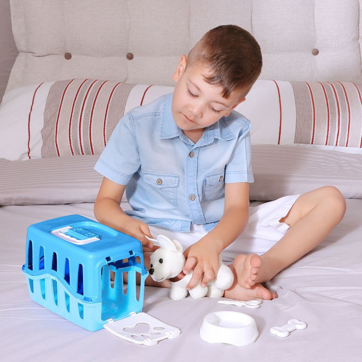 image-Ogi Mogi Toys My Cute Dog Tierarzt Set Blau