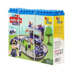 image-Ogi Mogi Toys Polizeistation Set Spielzeug ab 3 Jahre 52-teilig