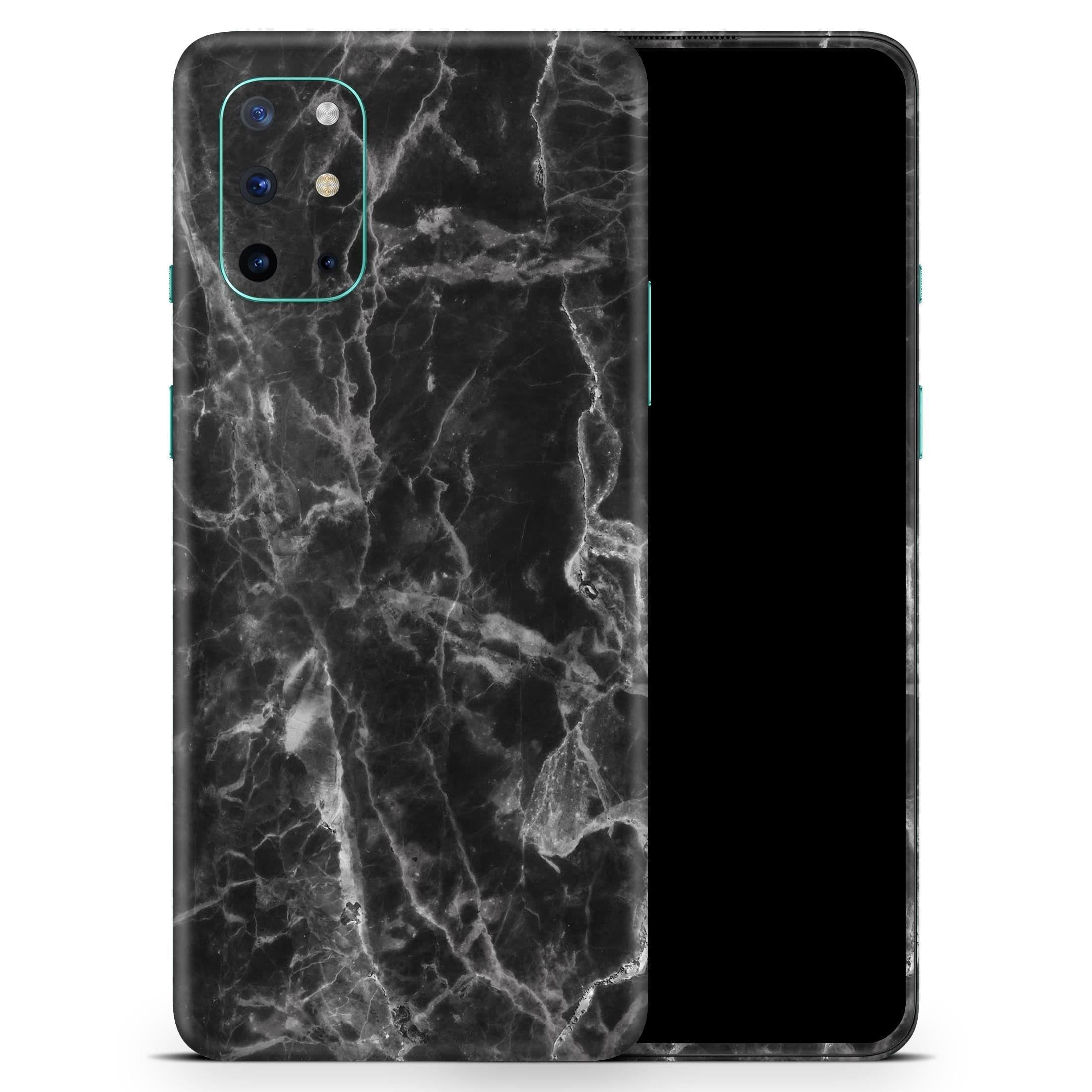 image-Smooth Black Marble - Full Body Skin Decal Wrap Kit for OnePlus Phones
