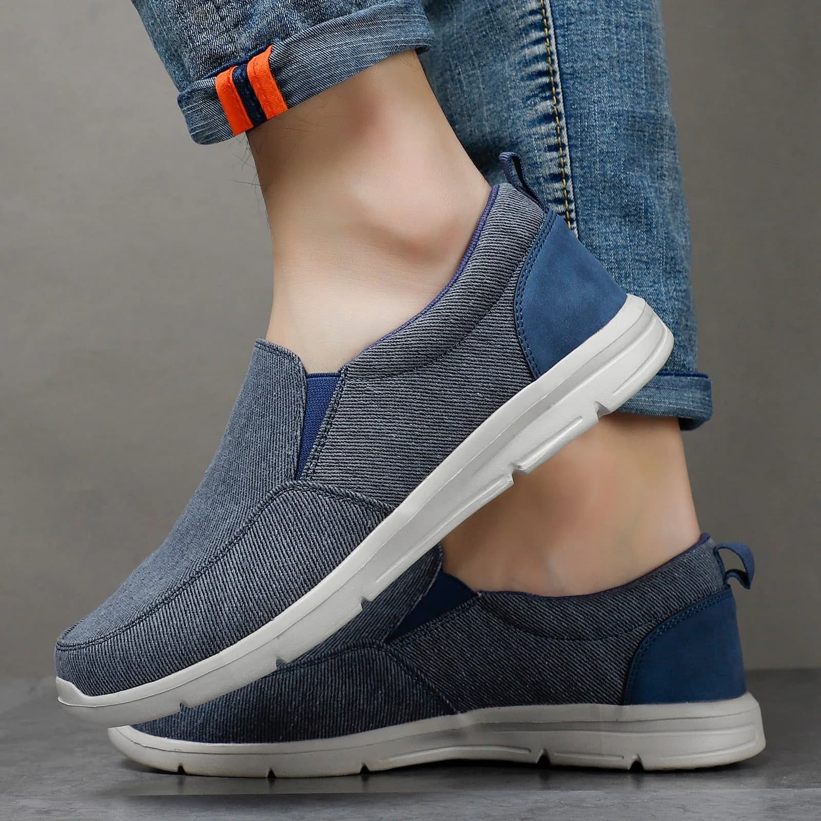 image-Mens Breathable Walking Sneakers