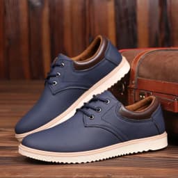 image-Mens Casual Flat Oxford Sneakers