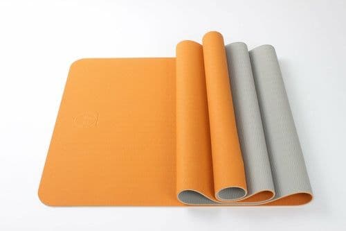 image-2-Tone TPE Yoga Mat 24" x 68" x 4mm Non-Slip