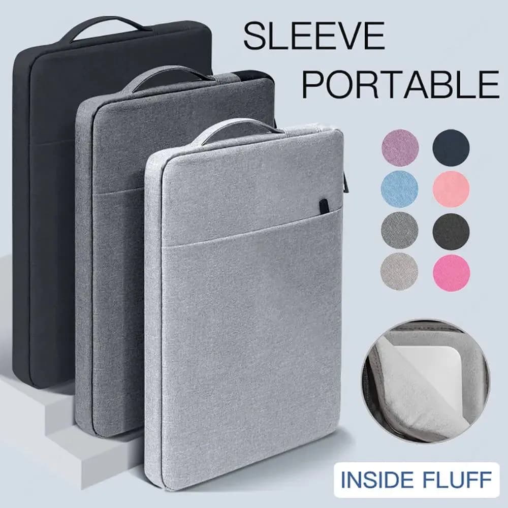 image-Laptop Sleeve Handbag Case for HP 13.3" 13.5" 14" 15.6" 16" Waterproof zipper Portable Notebook Cover for HP 11.6" 12.5" Bag