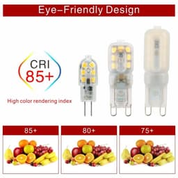 image-4pcs/lot G4 G9 LED 3W 5W Light Bulb AC DC 12V 220V LED Lamp SMD2835 Spotlight Chandelier Lighting Replace 30W 60W Halogen Lamps
