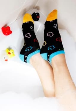 image-PARDIRALLI black low-cut cotton socks