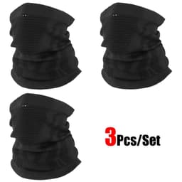 image-3Pcs/Set Unisex Winter Warm Skiing Mask Elastic Breathable Outdoor Sports Running Fishing Multi-Functional Neck Warmer Headscarf