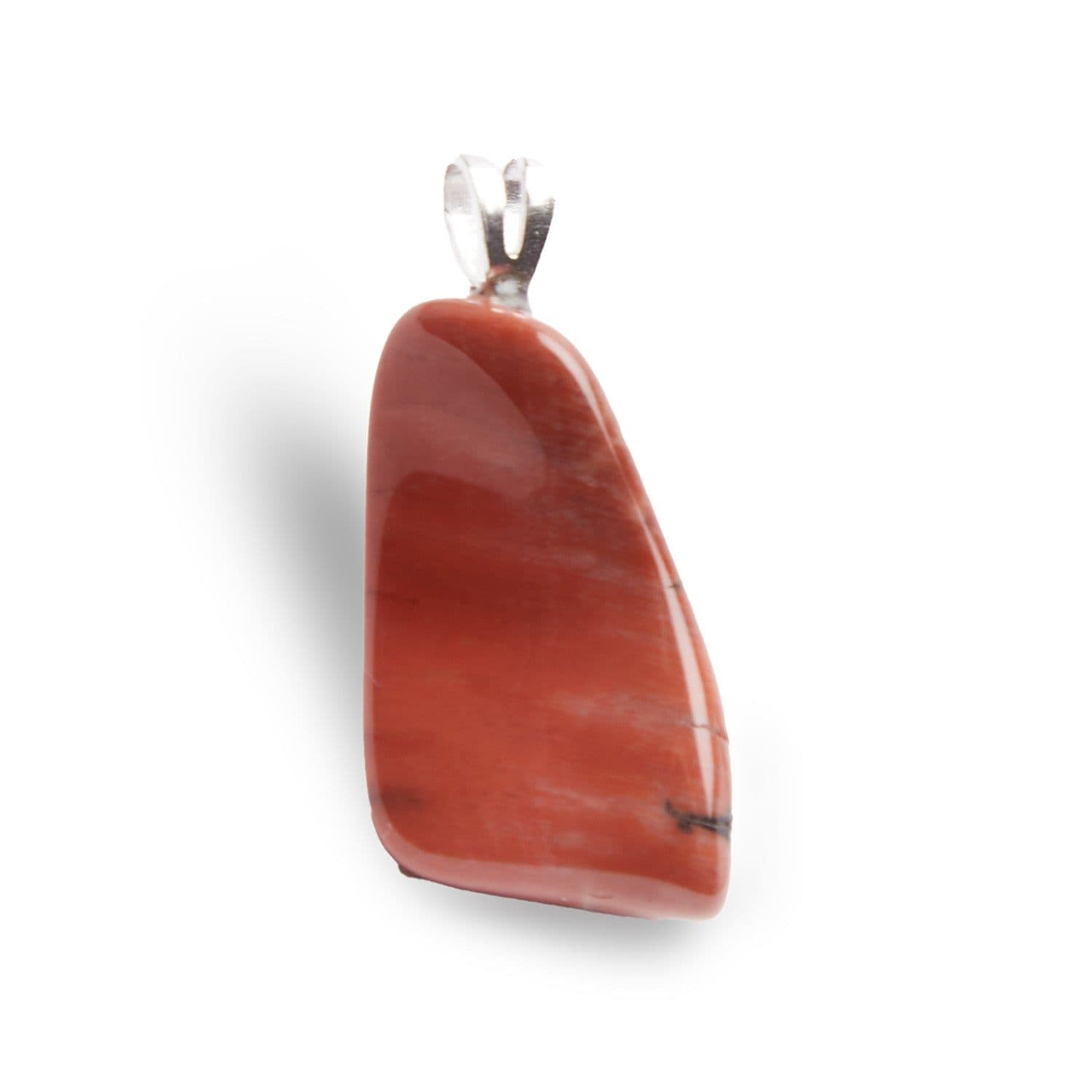 image-Pendentif “Stabilité” en Bois Pétrifié et son oeillet en Argent 925