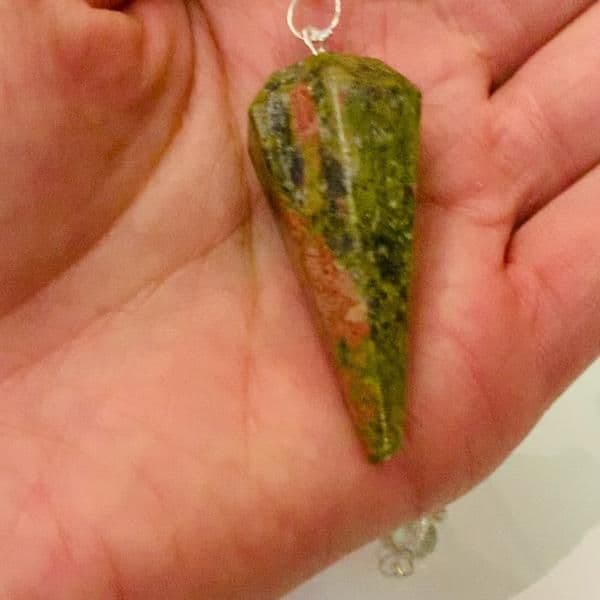 image-Pendule en Unakite