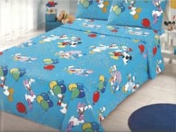 image-Kid's Single Bed Sheets Mickey Mouse 100% Cotton 160x260