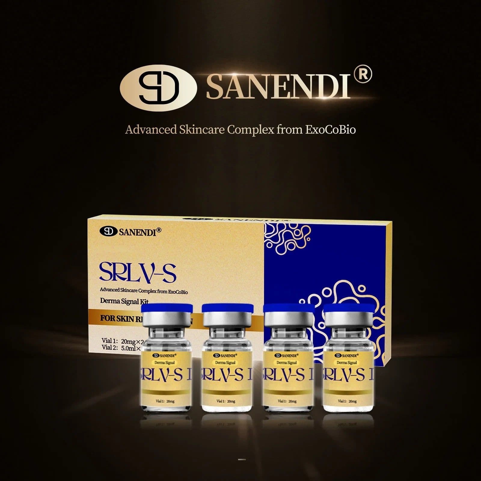 image-Exo Stem Cell Skin Booster with Hyaluronic Acid for Face Skin Advanced Complex Anti-Aging Whitening Booster Treatment