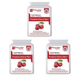 image-Cherry Max+ 2100mg (Pack of 3) 90 Vegan Capsules High Strength I Made in The UK