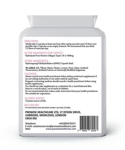 image-Pure Marine Collagen 1200mg 60 Capsules by Prowise Healthcare