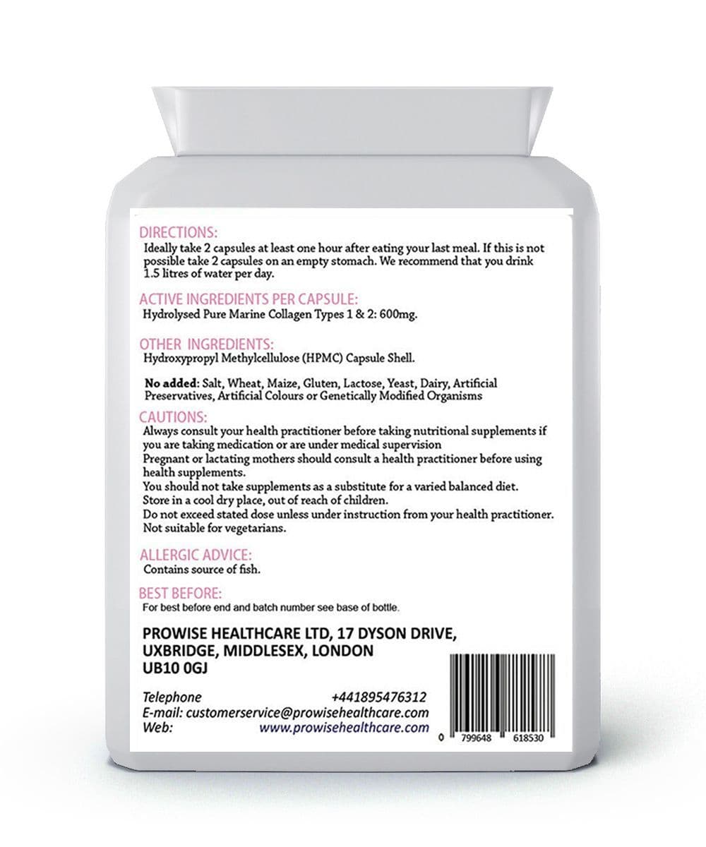 image-Pure Marine Collagen 1200mg 60 Capsules by Prowise Healthcare