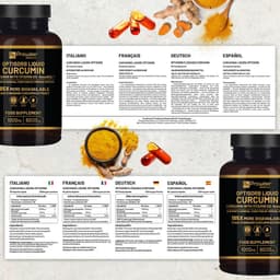 image-Optisorb Liquid Curcumin with Vitamin D - 60 Liqcaps