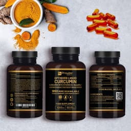 image-Optisorb Liquid Curcumin with Vitamin D - 60 Liqcaps