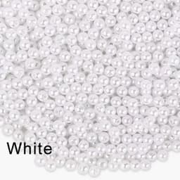 image-4/6/8/10/12/14/16mm Pearl Beads ABS Loose Round Beads Craft for Fashion Jewelry Making White Beige DIY Imitation Garment Beads