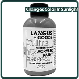 image-White to Charcoal Photochromic Fabric & Airbrush Paint