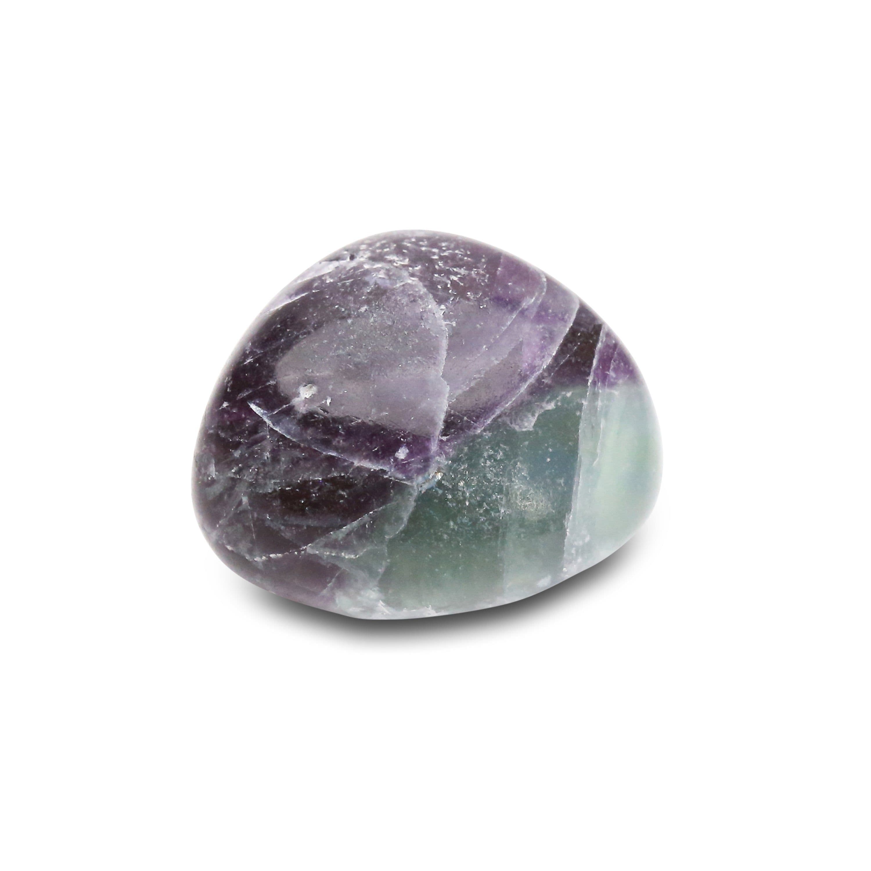 image-Pierre roulée “Génie” en Fluorite Arc-en-Ciel