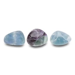 image-Pierre roulée “Génie” en Fluorite Arc-en-Ciel