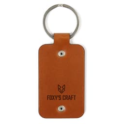 image-Leather keychain – Not all those who wander are lost