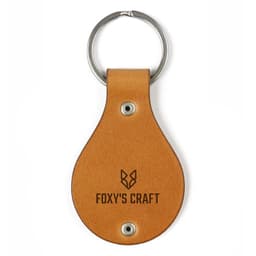 image-Leather keychain with engraving – I love you to the moon and back