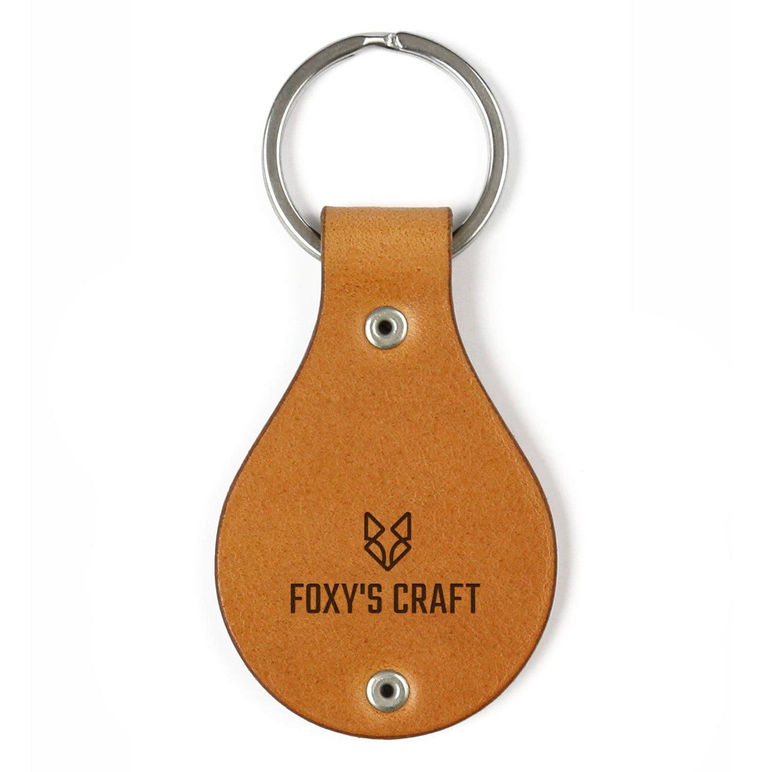 image-Leather keychain with engraving – I love you to the moon and back