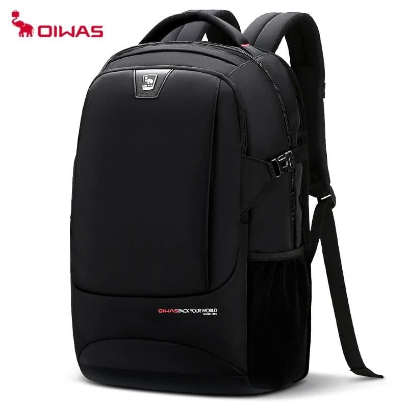 image-OIWAS Travel Multifunction Backpack Fashion Zipper Open Bag Men's Backpack Laptop High Quality Male Women Business Classic Bags