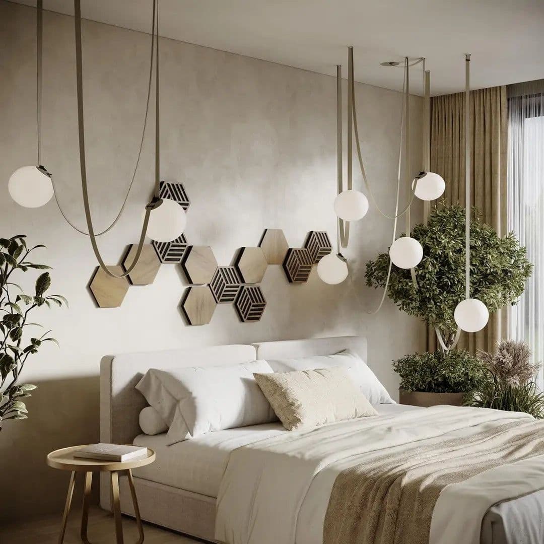 image-12 Pack – Acoustic Hexagon Wood Panels | 3D Wall Decor