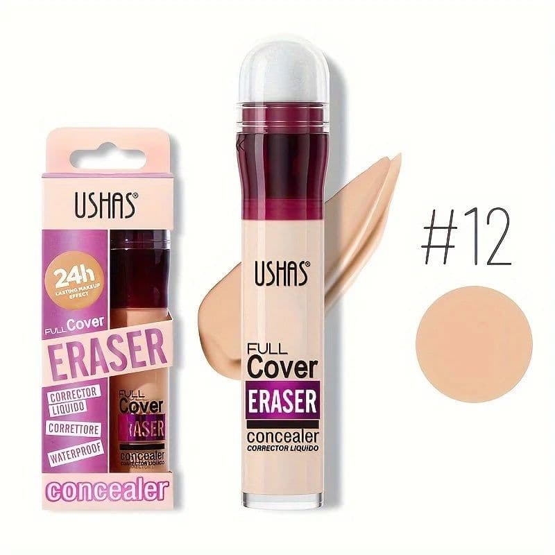 image-New Sponge Head Concealer for Dark Circles Freckles Acne Pigmentation and Blemishes Long Lasting Moisturizing Liquid Foundation
