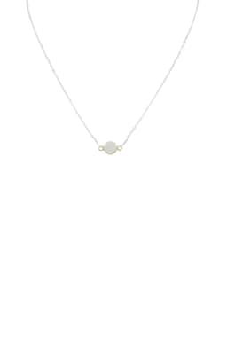 image-Mrs. Parker Necklace in White Druzy