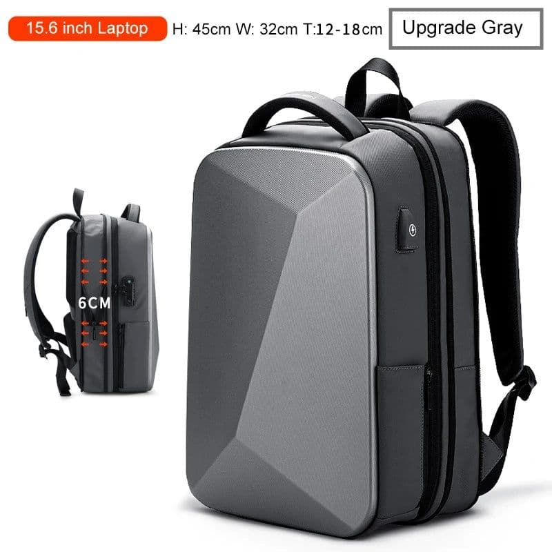 image-Fenruien Brand Laptop Backpack Anti-theft Waterproof School Backpacks USB Charging Men Business Travel Bag Backpack New Design