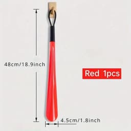 image-1pc Extra long flexible plastic shoe horns do not require bending durable shoe spoons for pregnant women wearing shoe assistants